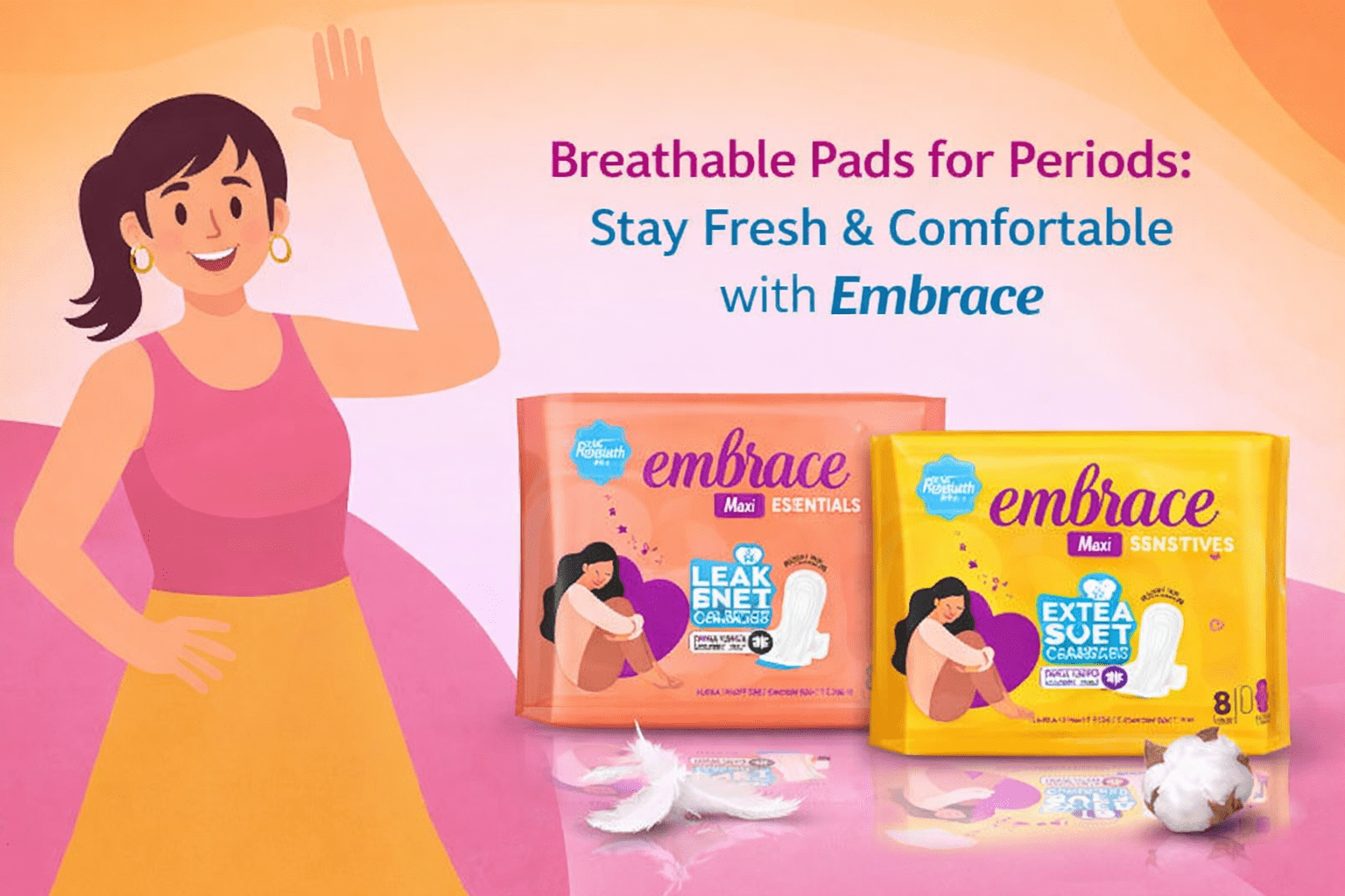 Breathable Pads for Periods