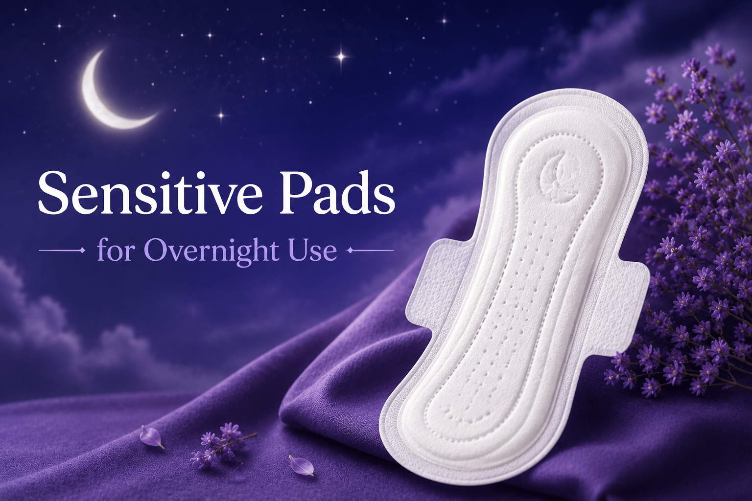 Overnight Pads for Sensitive Skin